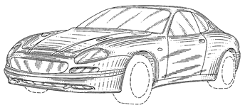 Maserati GranTurismo Car Design Patent